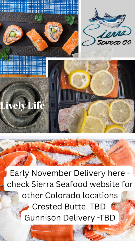 Seafood Fish Delivery to Crested Butte & Colorado Locations