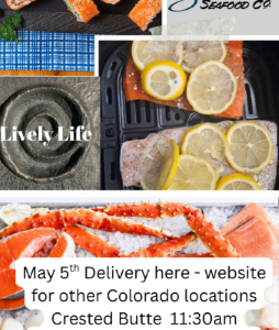 Seafood Fish Delivery to Crested Butte & Colorado Locations