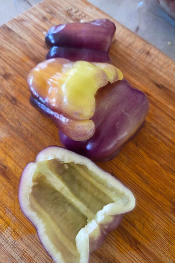 sweet pepper - beautiful farmer market purple